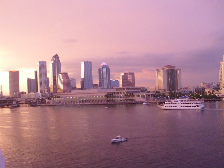 I am writing tonight from the beautiful Tampa Bay area.