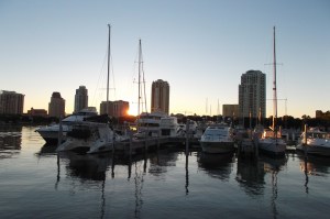 I am writing today from the beautiful Tampa Bay area. 