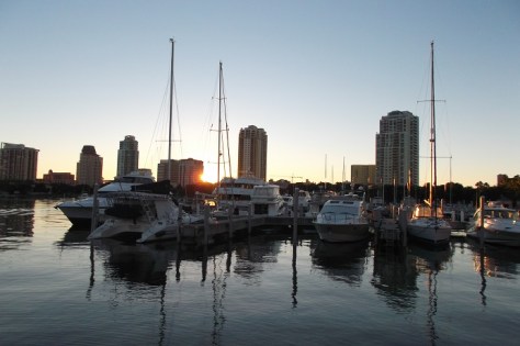 I am writing today from the beautiful Tampa Bay area. 