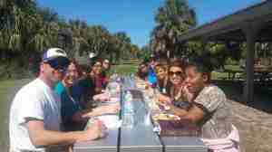 I am writing from the beautiful Tampa Bay area, where my New Believers Sabbath School class loves to have class at parks near the beach sometimes.