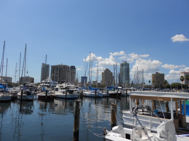 I am writing today from the beautiful Tampa Bay area.